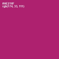 #AE216F - Hibiscus Color Image