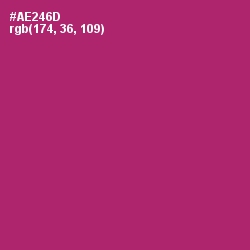 #AE246D - Hibiscus Color Image