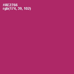 #AE2766 - Hibiscus Color Image
