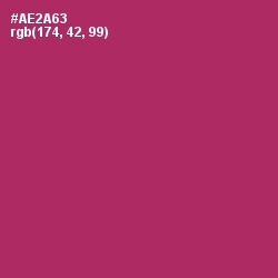 #AE2A63 - Hibiscus Color Image