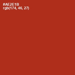 #AE2E1B - Tabasco Color Image