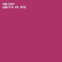 #AE3167 - Rouge Color Image