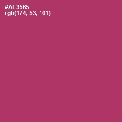 #AE3565 - Rouge Color Image