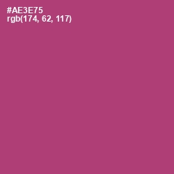 #AE3E75 - Royal Heath Color Image