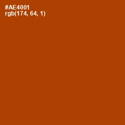 #AE4001 - Fire Color Image
