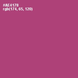 #AE4178 - Blush Color Image