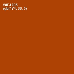 #AE4205 - Fire Color Image