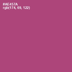 #AE457A - Cadillac Color Image