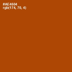 #AE4604 - Fire Color Image