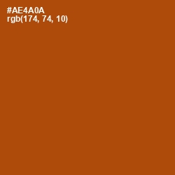 #AE4A0A - Fire Color Image