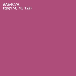 #AE4C7A - Cadillac Color Image