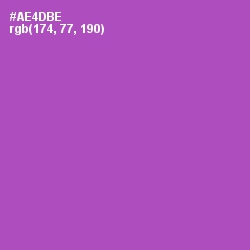 #AE4DBE - Wisteria Color Image
