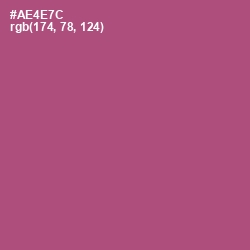 #AE4E7C - Cadillac Color Image