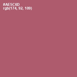 #AE5C6D - Cadillac Color Image