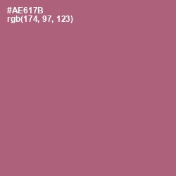 #AE617B - Coral Tree Color Image