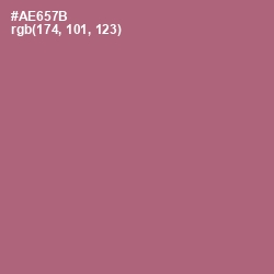 #AE657B - Coral Tree Color Image