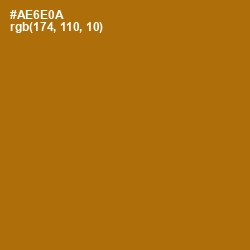 #AE6E0A - Mai Tai Color Image