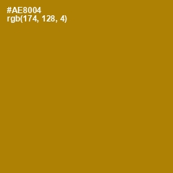 #AE8004 - Hot Toddy Color Image