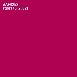 #AF0252 - Jazzberry Jam Color Image