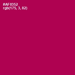 #AF0352 - Jazzberry Jam Color Image