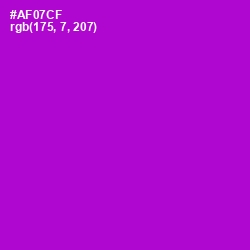 #AF07CF - Electric Violet Color Image