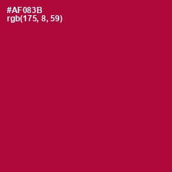 #AF083B - Shiraz Color Image