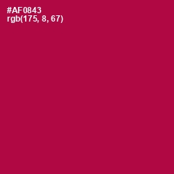 #AF0843 - Jazzberry Jam Color Image