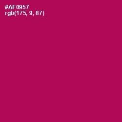 #AF0957 - Jazzberry Jam Color Image