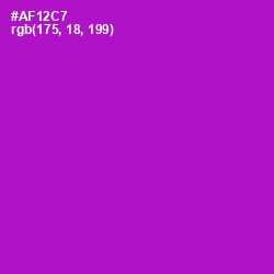 #AF12C7 - Electric Violet Color Image