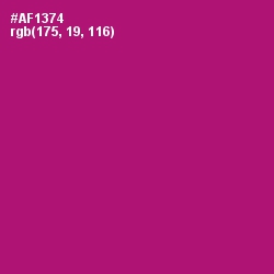 #AF1374 - Lipstick Color Image