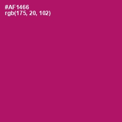 #AF1466 - Lipstick Color Image