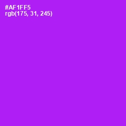 #AF1FF5 - Electric Violet Color Image