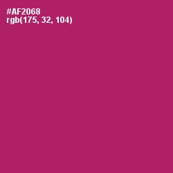 #AF2068 - Hibiscus Color Image
