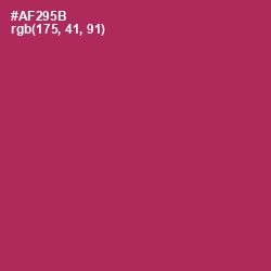 #AF295B - Night Shadz Color Image