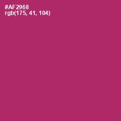 #AF2968 - Hibiscus Color Image