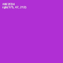 #AF2FD4 - Electric Violet Color Image