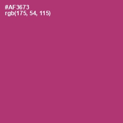 #AF3673 - Royal Heath Color Image