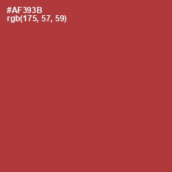 #AF393B - Well Read Color Image