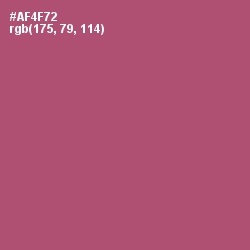 #AF4F72 - Cadillac Color Image