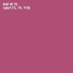 #AF4F76 - Cadillac Color Image