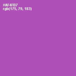 #AF4FB7 - Wisteria Color Image
