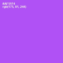#AF51F4 - Medium Purple Color Image