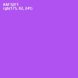 #AF52F1 - Medium Purple Color Image