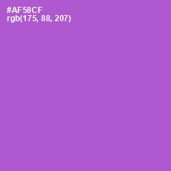 #AF58CF - Amethyst Color Image