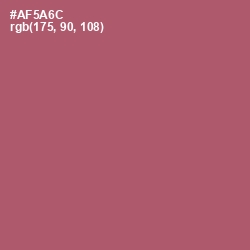 #AF5A6C - Cadillac Color Image