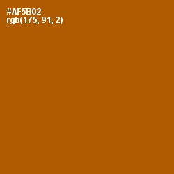 #AF5B02 - Rich Gold Color Image