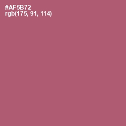 #AF5B72 - Cadillac Color Image