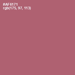 #AF6171 - Coral Tree Color Image