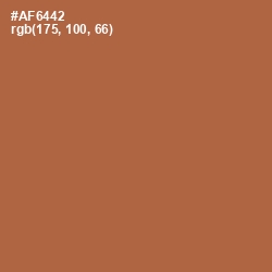 #AF6442 - Cape Palliser Color Image