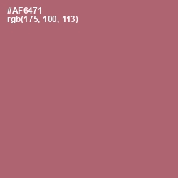 #AF6471 - Coral Tree Color Image